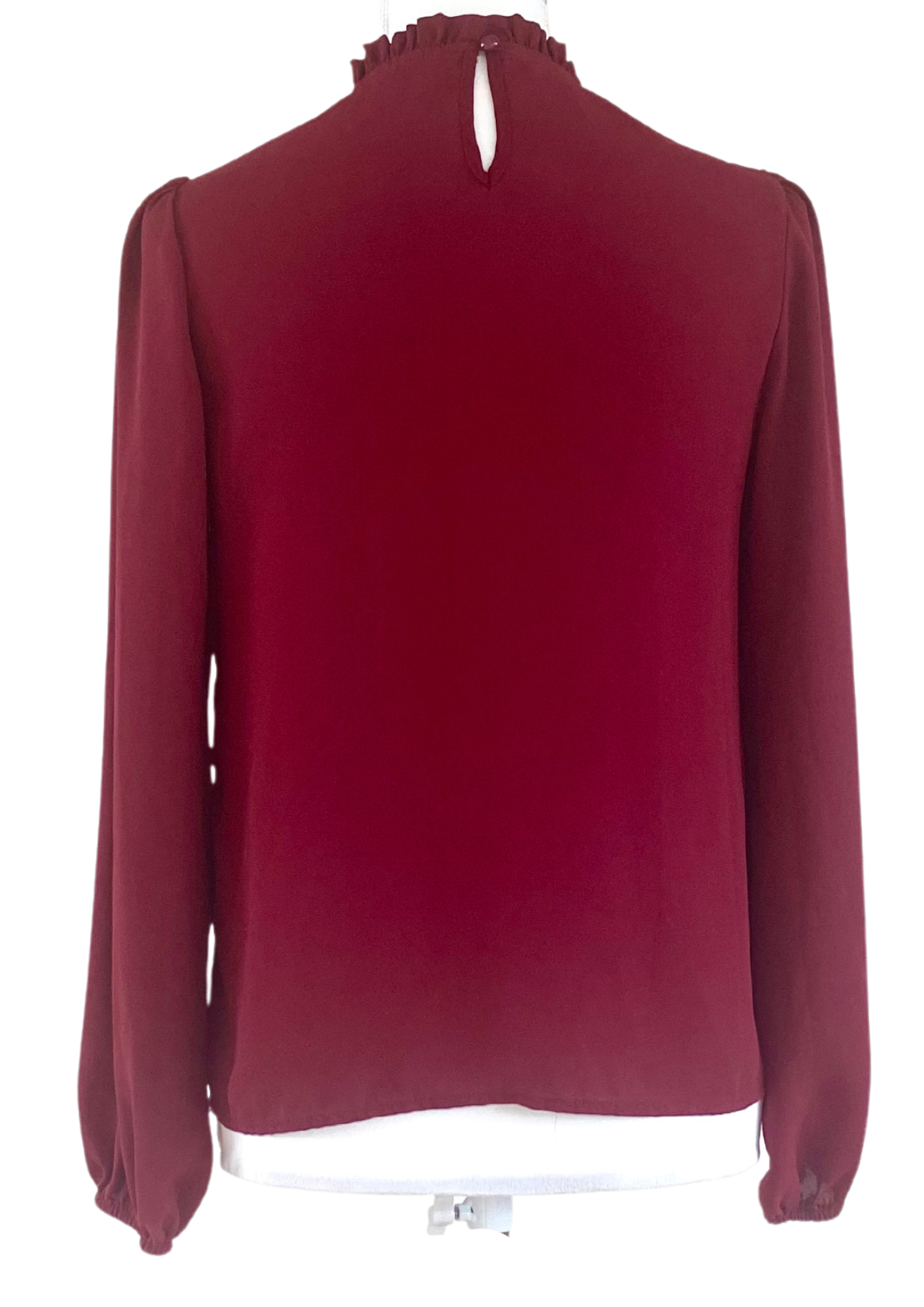 Blouse volante cerise — T.34