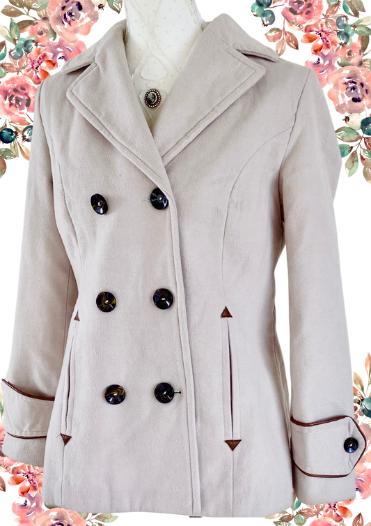 Le manteau cintré beige — T.36-38